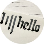 Casual Broad Edge Calligraphy